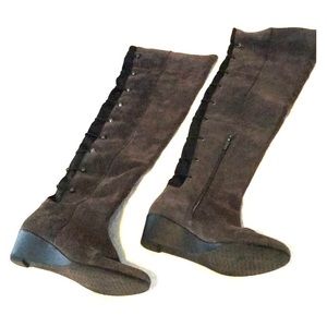 Calvin Klein Suede Knee Boots